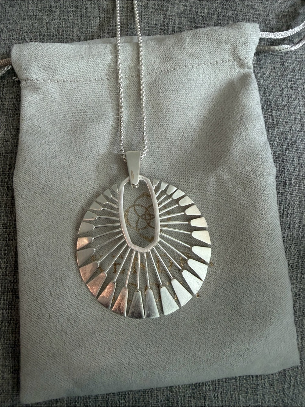 Kendra Scott Silver Deanne Necklace